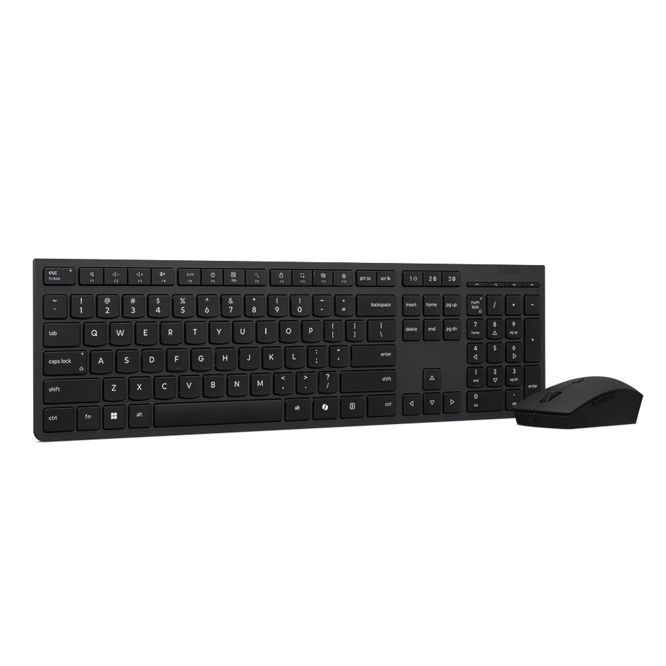 Tastatūra + pele Lenovo Combo US Euro Black (4X31R64351)