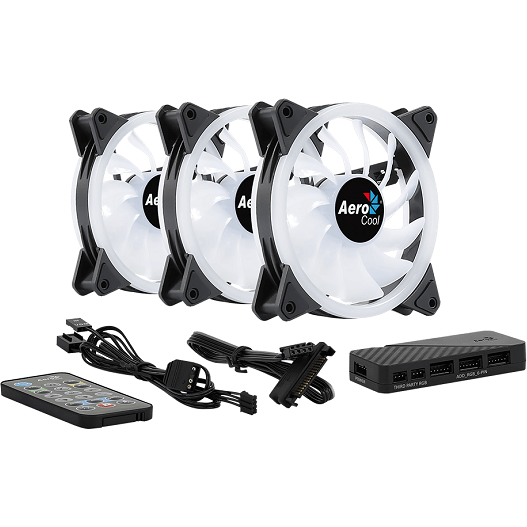 Ventilateur de boîtier AeroCool Duo 12 Pro (3 pcs) - EN52588 - photo 2
