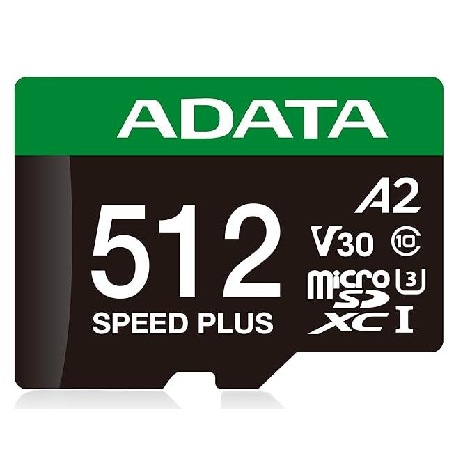 Atmiņas kartes ADATA UHS-I 512GB (UD512GUI3V30A2SP-RA1)