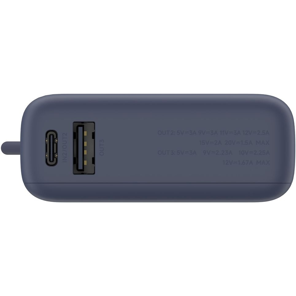 Ārējais akumulators Xiaomi 10000 mAh Blue (BHR9341GL) - foto 4