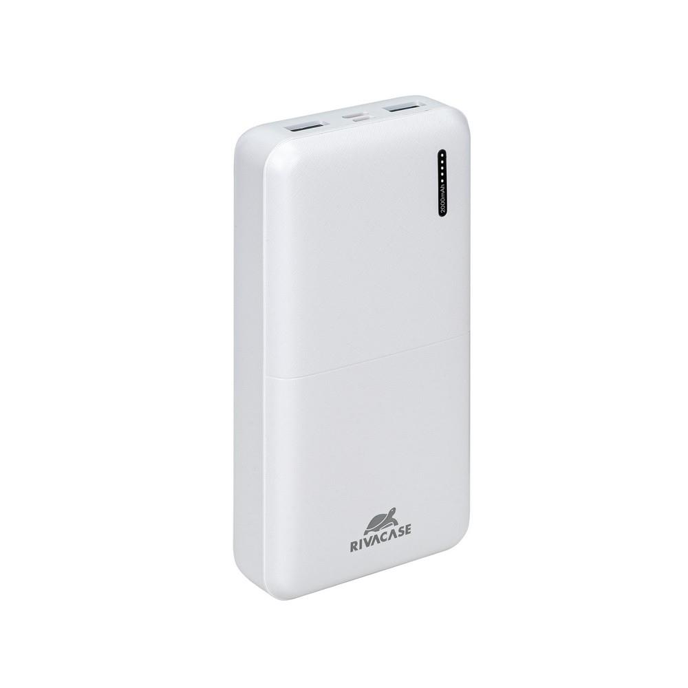 Ārējais akumulators Rivacase VA2572 20000 MAH White - VA2572WHITE