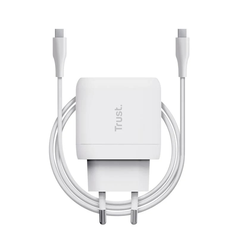 Tīkla lādētājs Trust Maxo 45W USB-C White (25138)