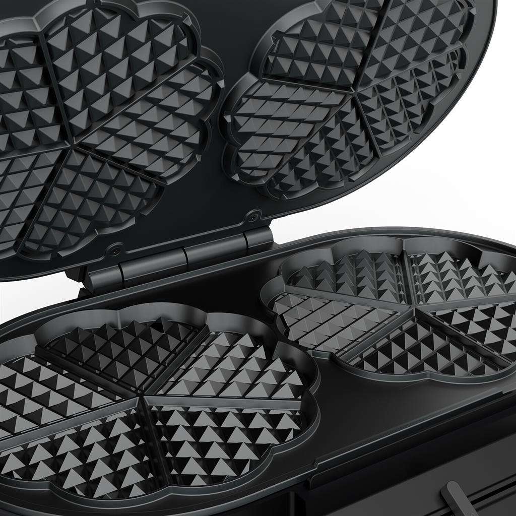 Vafeļu panna Princess 132384 Black (01.132384.01.001) - foto 4