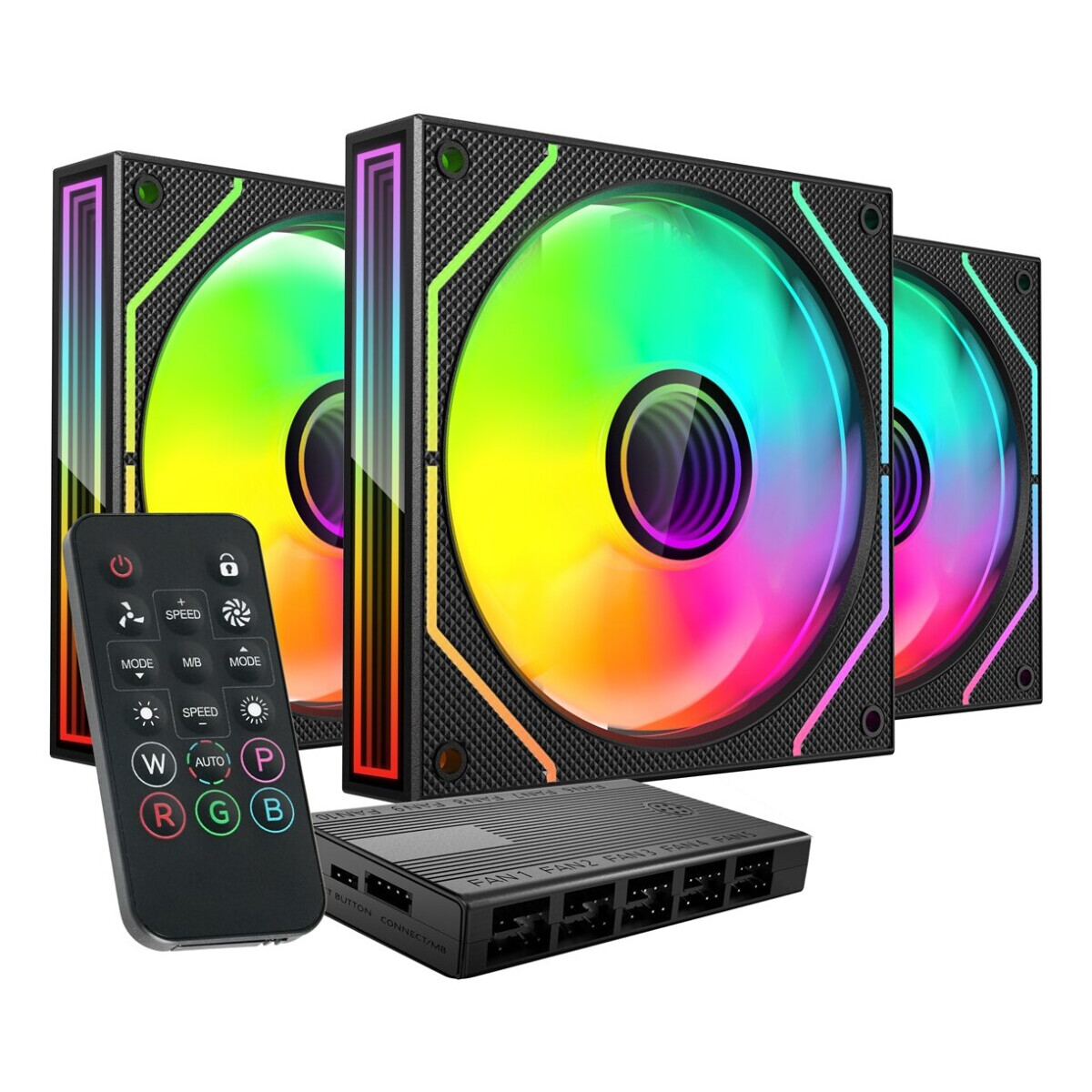 Korpusa dzesētājs Mars Gaming ARGB Fan Kit MF-3DPROKIT (TACMARS-MF3DPROKIT) - foto 2