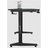 Datoru galds Onex Table Rectangular with contoured corners Black (ONEX-GD1200H)