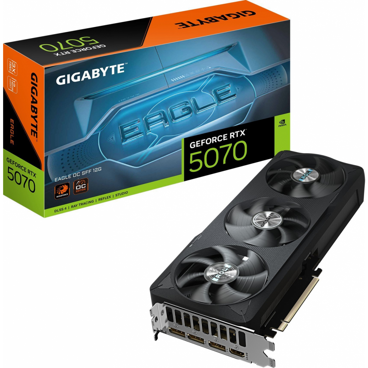 Videokarte Gigabyte GeForce RTX 5070 EAGLE OC 12GB - GV-N5070EAGLE OC-12GD