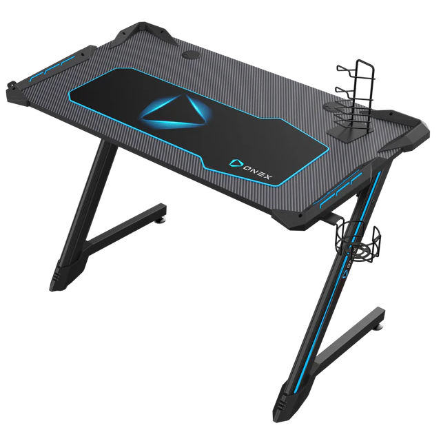 Datoru galds Onex RGB Gaming Desk Black (ONEX-GD1200Z-RGB)