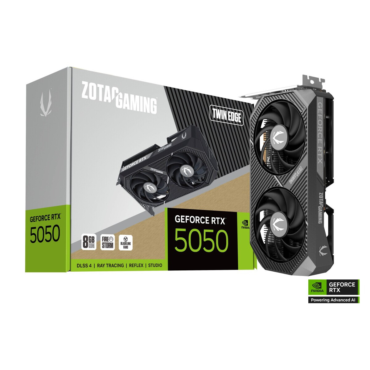 Videokarte ZOTAC GAMING GeForce RTX 5050 Twin Edge NVIDIA 8 GB GDDR6