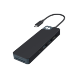 USB centrmezgls Hyper HyperDrive Flex 8 Port USB-C Hub, Black (HD4102BKGL)