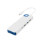 USB centrmezgls Hyper HyperDrive Flex 8 Port USB-C Hub, Blue (HD4102BUGL)