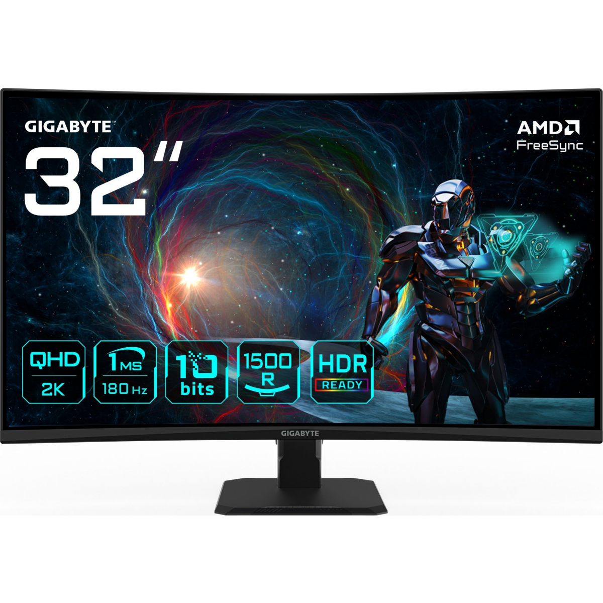 Monitors Gigabyte GS32QCA 31.5'' Black