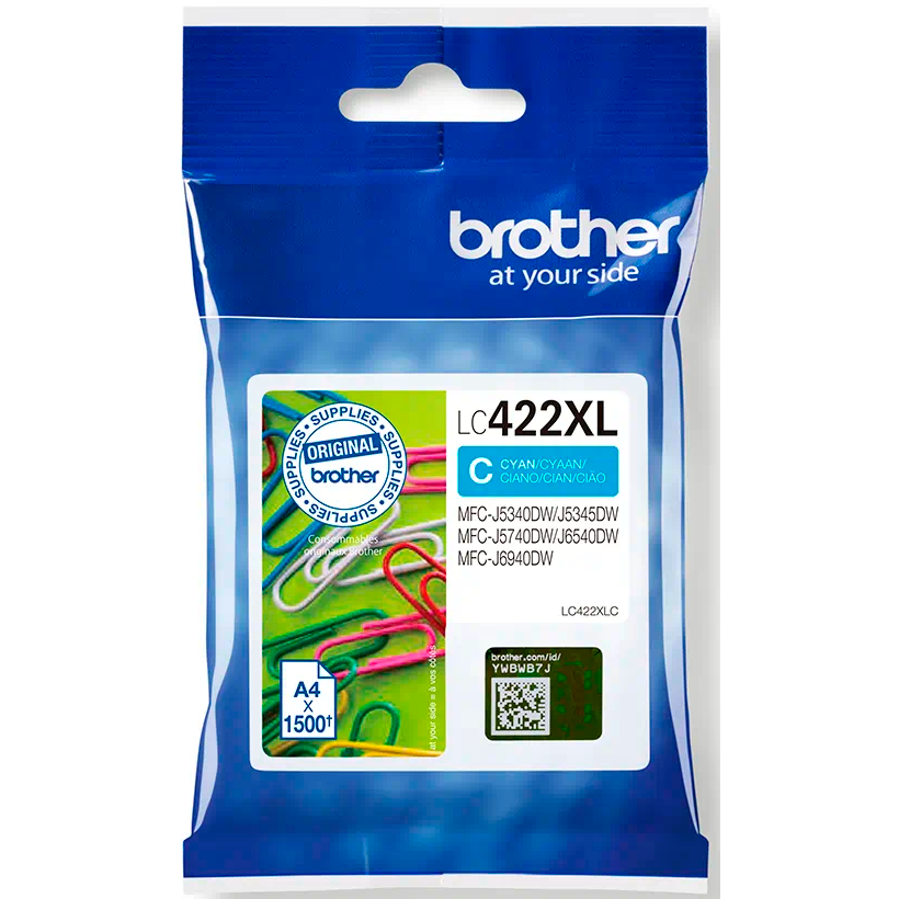 cartouche Brother LC422XLC Cyan