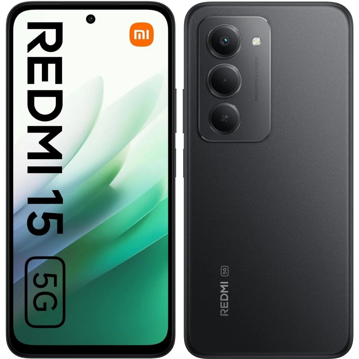 Mobilais tālrunis Xiaomi Redmi 15 5G Midnight Black 4/128GB (68619)