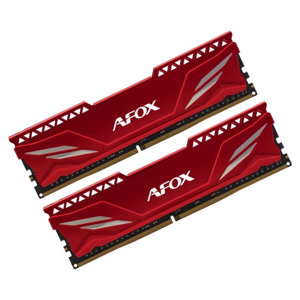 Operatīvā atmiņa AFOX Gaming 16GB 3200MHz DDR4 CL16 kit of 2 (AFLD416PH1CAD)