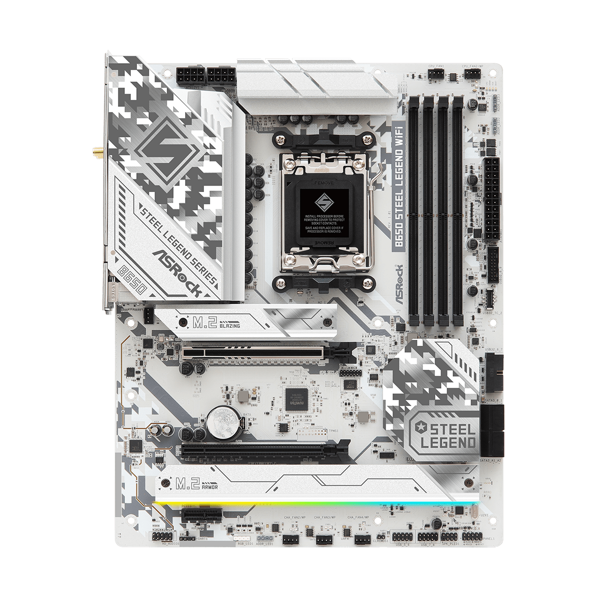 Pamatplate ASROCK B650 STEEL LEGEND WIFI White (90-MXBN90-A0UAYZ)