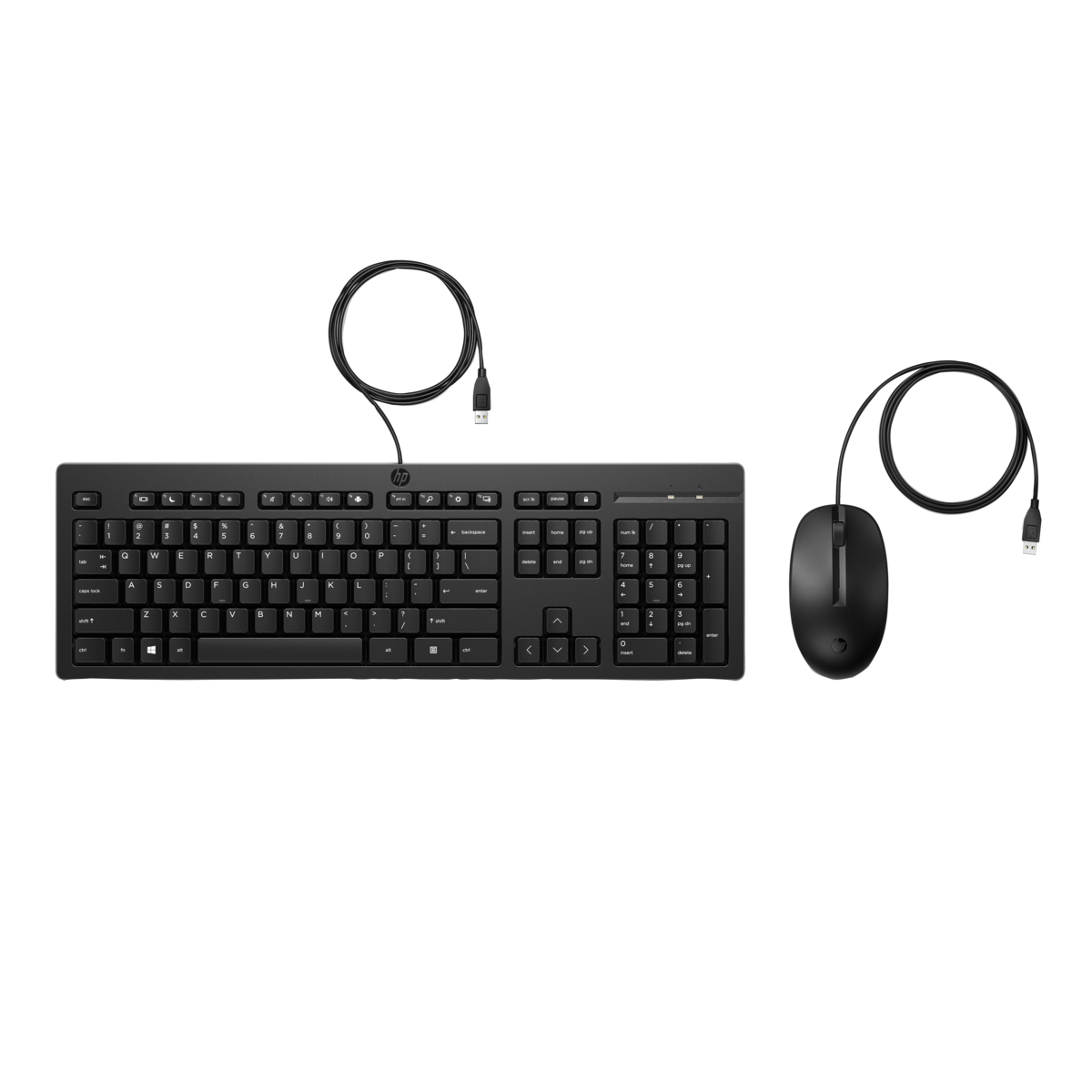 Tastatūra + pele HP 225 Wired Mouse and KB G2 RUS (AX2Y7AAACB)