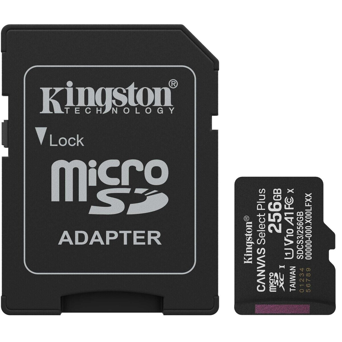 Atmiņas kartes Kingston Canvas Select Plus SDCS3 256GB - SDCS3/256GB