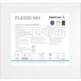 Barošanas bloks DeepCool PL650D white (R-PL650D-FC0W-JDEU-V2)
