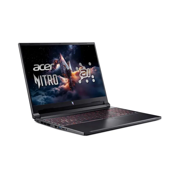 Portatīvais dators Acer Nitro V 16 AMD Ryzen 7 260 Shale Black (NH.QYYEL.002) - foto 2