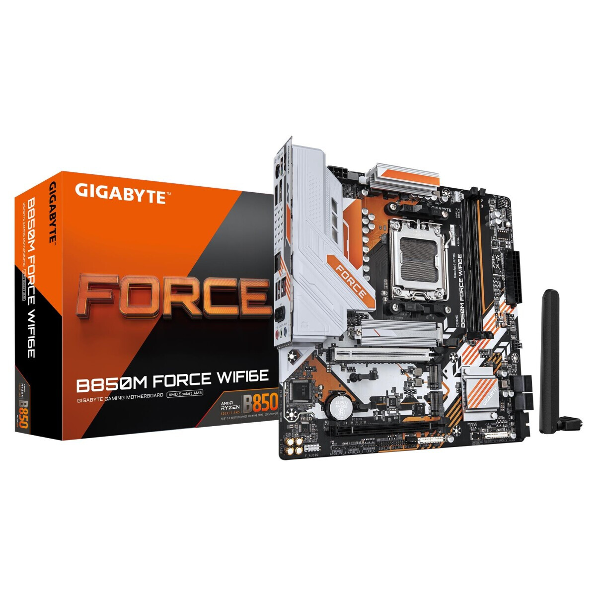 Pamatplate Gigabyte AMD B850M FORCE WIFI6E ORANGE (B850M FORCE WF6E) - foto 3