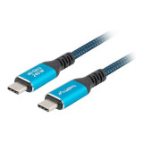 Lanberg USB-C cable Blue (CA-CMCM-45CU-0015-BK)