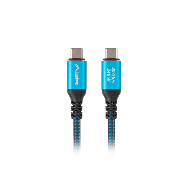 Lanberg USB-C cable Blue (CA-CMCM-45CU-0015-BK) - foto 2