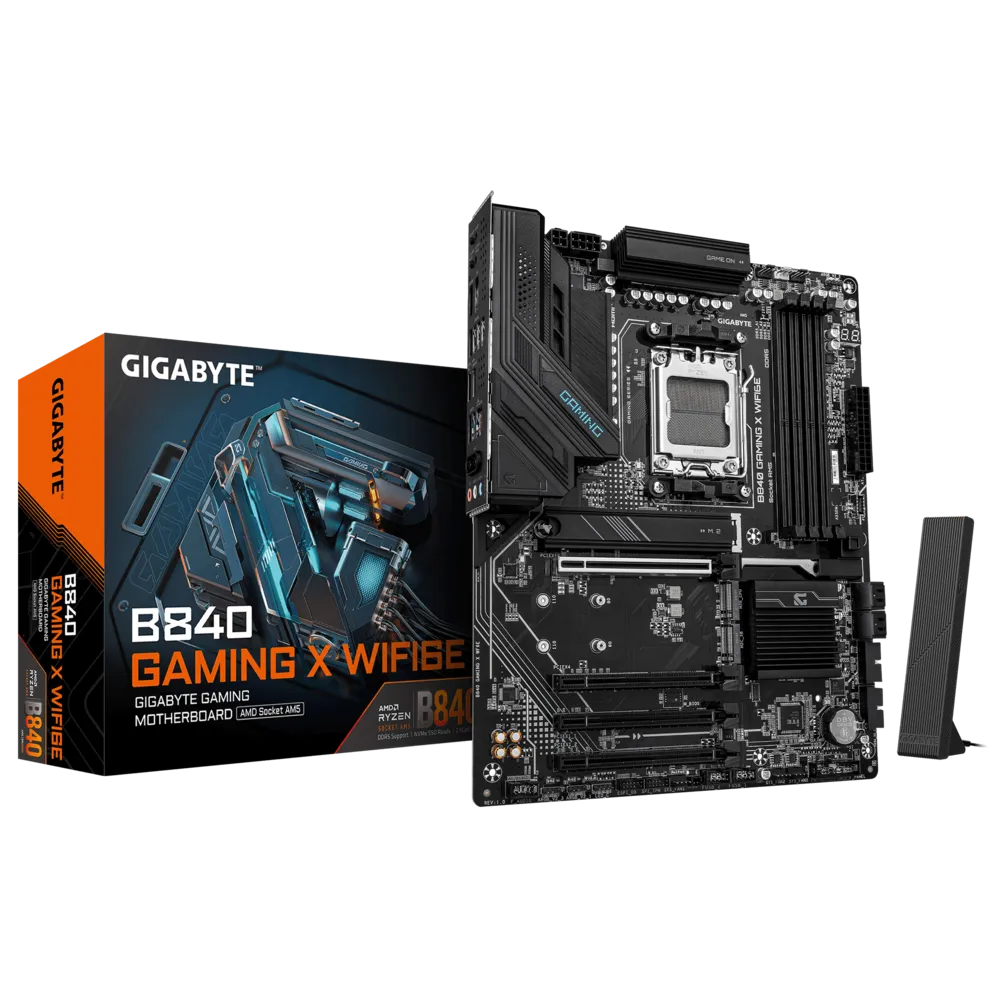 Pamatplate Gigabyte B840 GAMING X WF6E Black