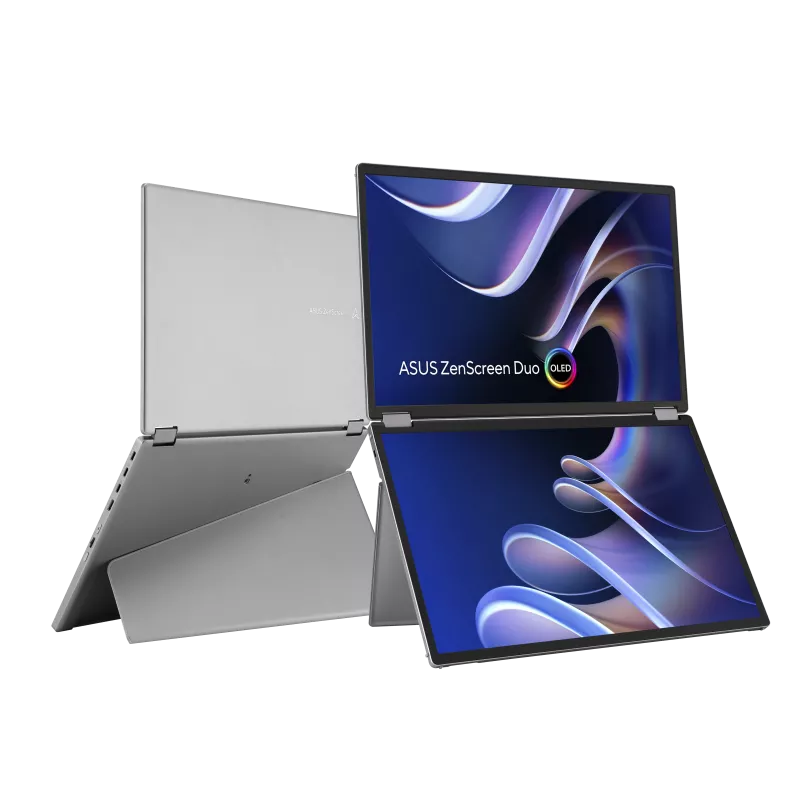 Monitors ASUS ZenScreen Duo MQ149CD 14'' Grey (90LM0AKV-B01N70)