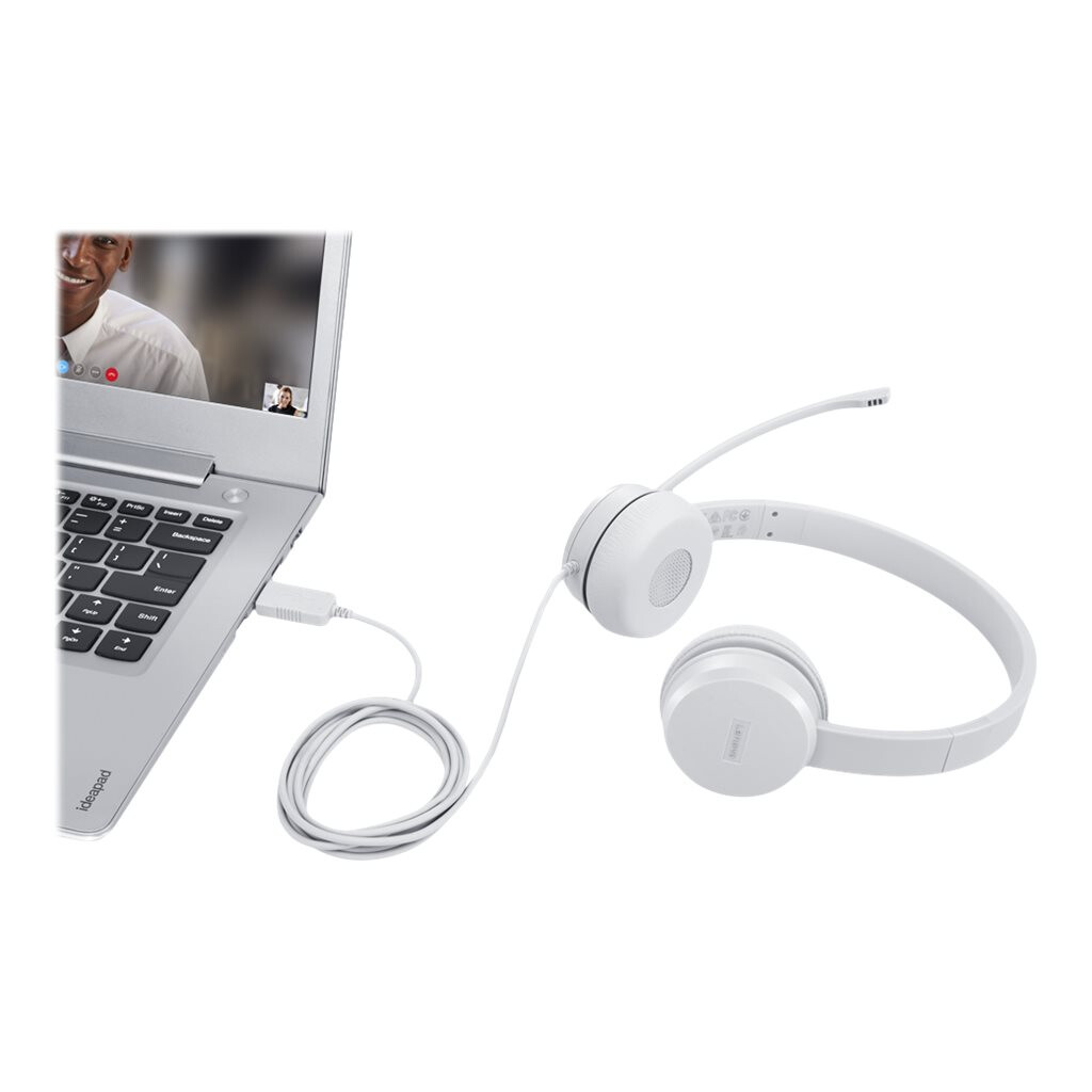 Austiņas Lenovo 110 Stereo USB Type-A Grey (GXD1E71385) - foto 4