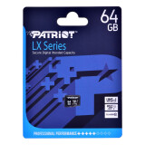 Atmiņas kartes Patriot Memory PSF64GMDC10  64 GB MicroSDXC Black