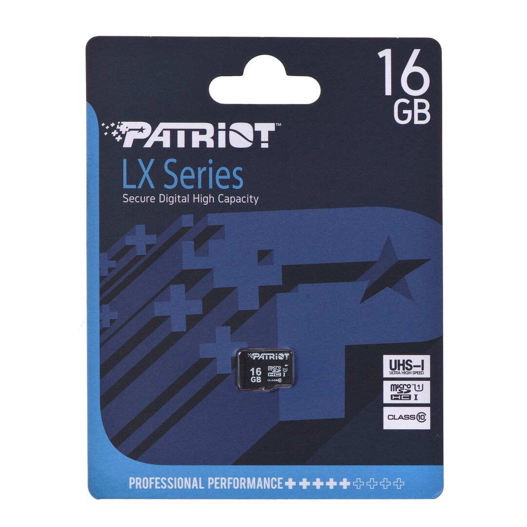 Atmiņas kartes Patriot Memory PSF16GMDC10 16 GB MicroSDHC Black