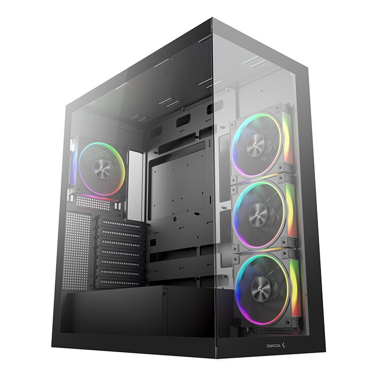 Datoru korpuss DeepCool CG580 4F V2 Midi Tower Black (R-CG580-BKADA4-G-2)