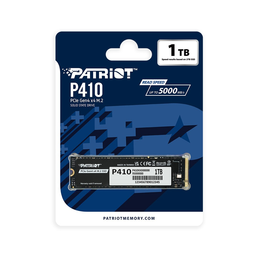 SSD Patriot Viper SSD P410 M.2 PCI-Ex4 1TB Black (P410P1TBM28H) - foto 2