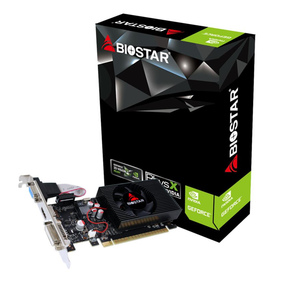 Videokarte Biostar GeForce GT 730 2GB GDDR3 (VN7313THX1)