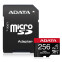 Atmiņas kartes ADATA AUSDX256GUI3V30SHA2-RA1 256GB MicroSDXC UHS-I Class 10 Black - foto 2