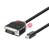 LINDY CABLE MINI DP TO DVI 3M/BLACK (41953)