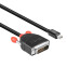 LINDY CABLE MINI DP TO DVI 3M/BLACK (41953) - foto 4