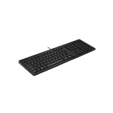 Tastatūra HP 125 G2 USB Wired Keyboard Black RUS (AY2Y7AA)
