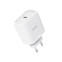 Lādētājs TRUST MOBILE CHARGER WALL MAXO 45W/USB-C WHITE (25522)