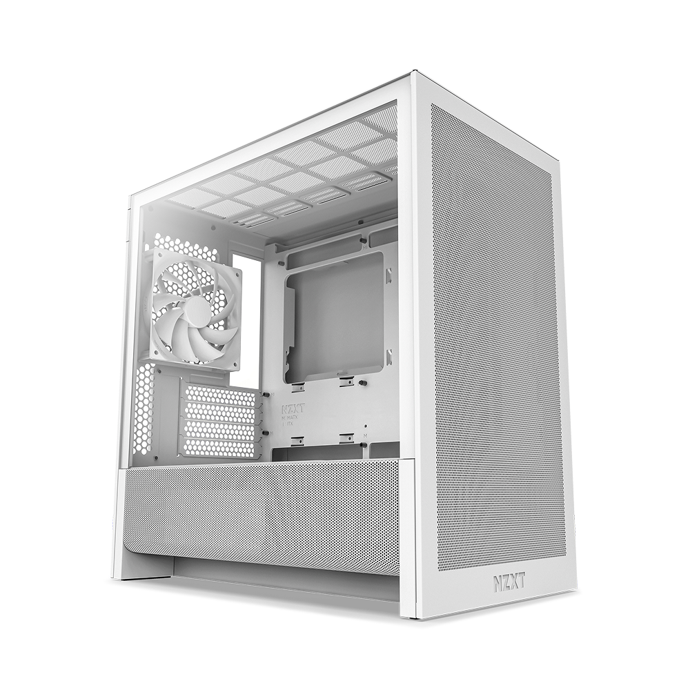 Datoru korpuss NZXT PC case H3 Flow Mini Tower White (CC-H31FW-01)