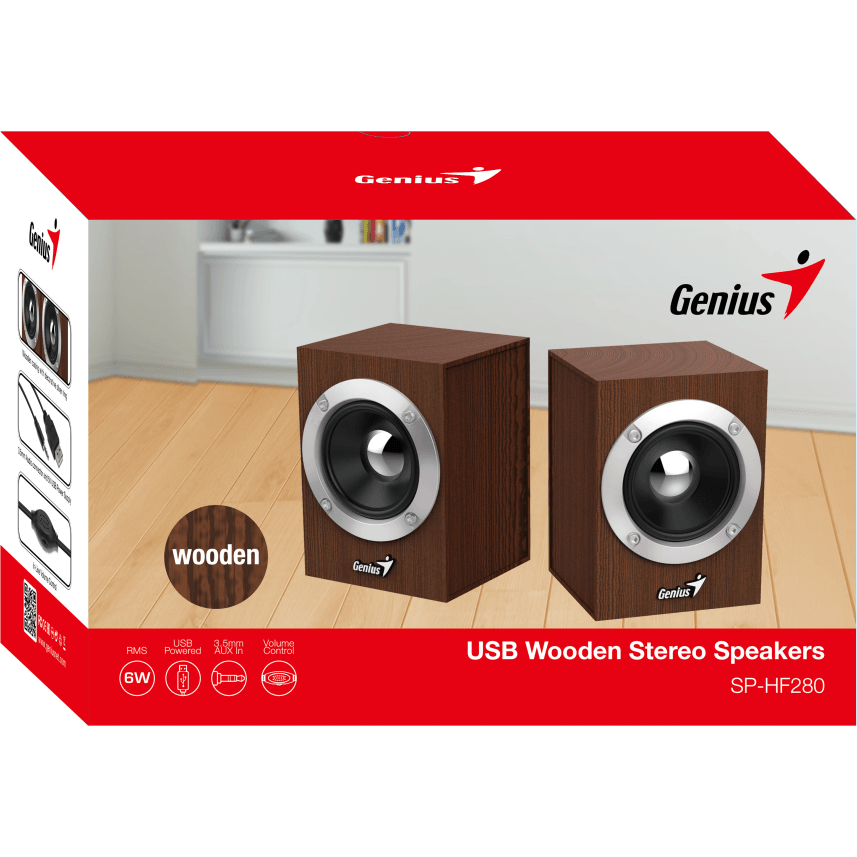 enceintes Genius SP-HF280 Wood - 31730028400 - photo 2