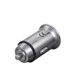 Auto lādētājs VENTION FFBH0 USB/2P GRAY (FFBH0)