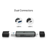 Karšu lasītājs TP-LINK MEMORY READER USB-C SD&MICROSD (UA430D)