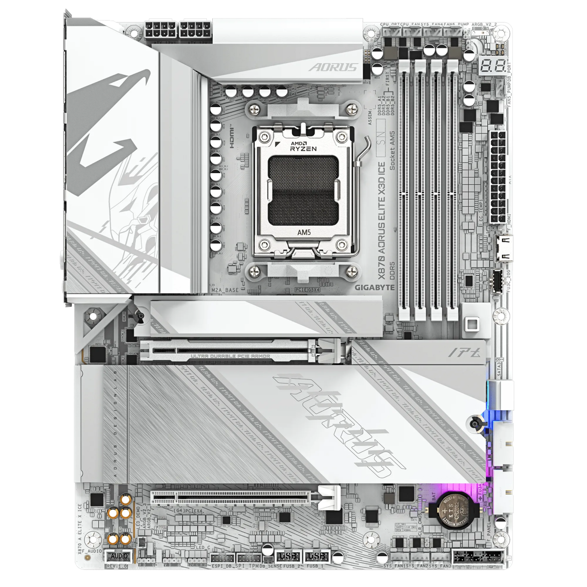 Pamatplate GIGABYTE X870 AORUS ELITE X3D ICE - X870 A ELITE X ICE