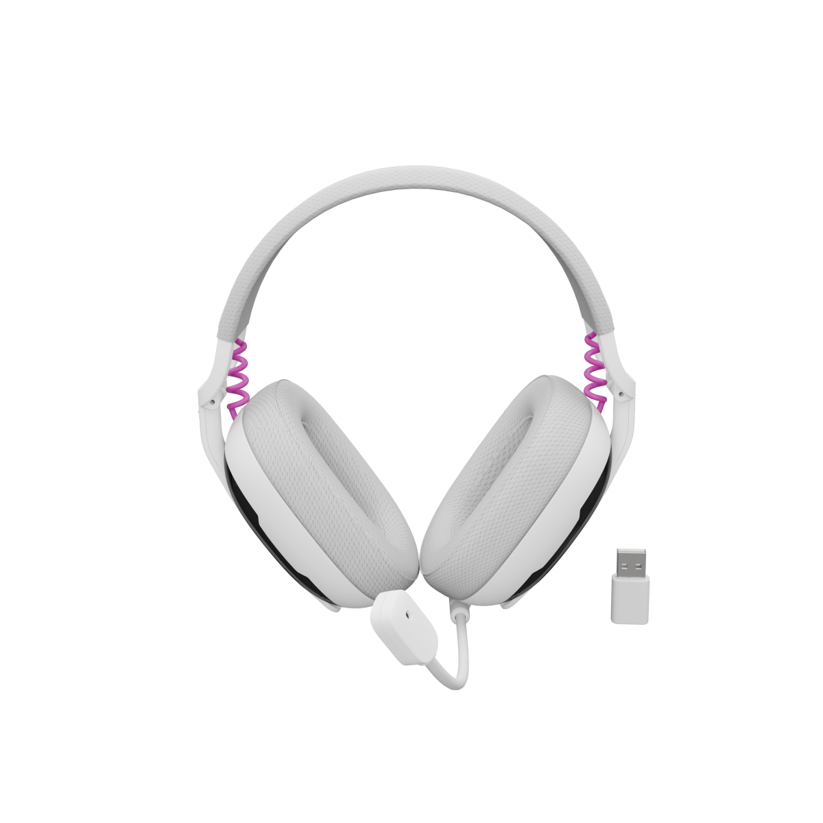 Austiņas Genesis Wireless Gaming Fury Fukiya F6 White (NFU-2337) - foto 2