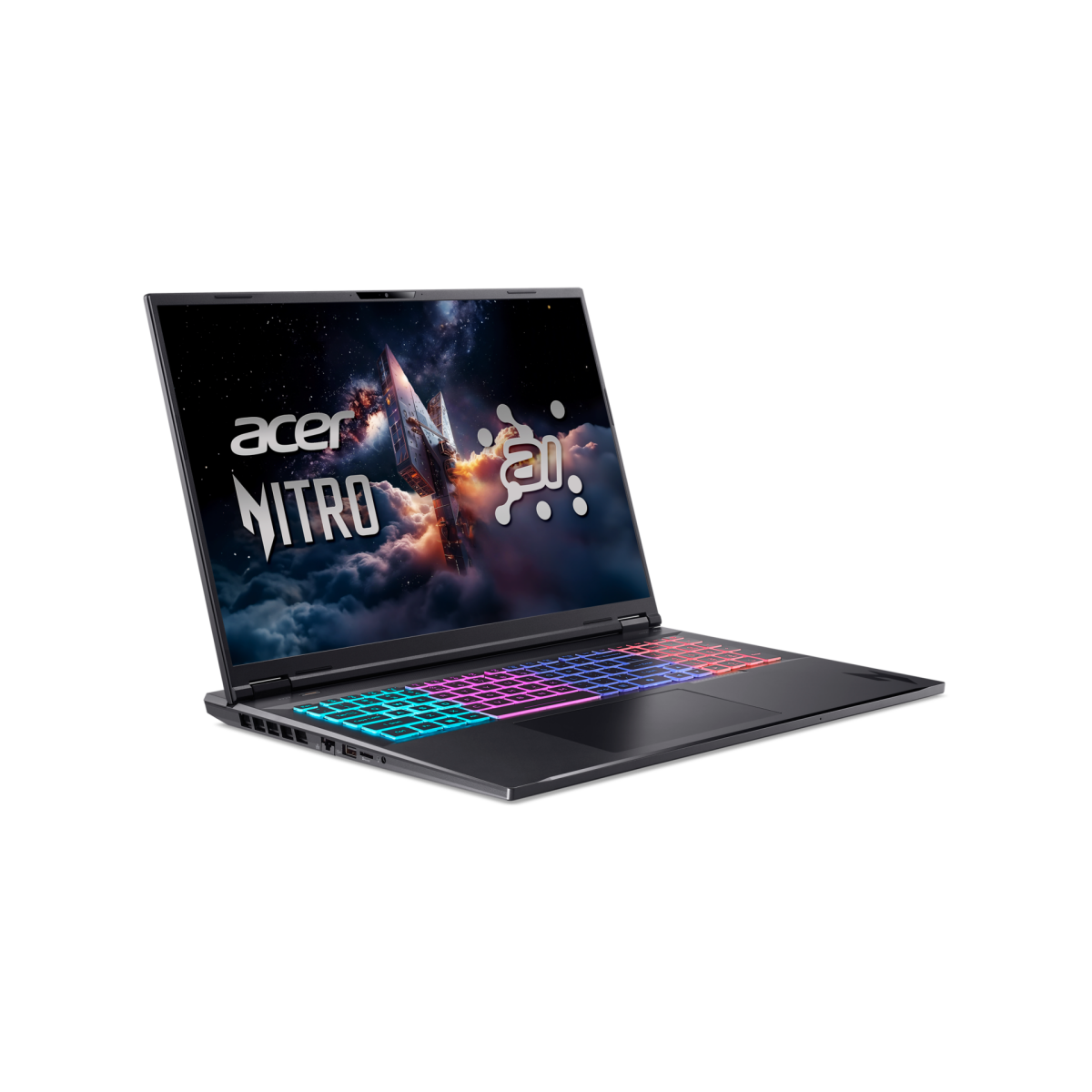 Portatīvais dators Acer Nitro 18 AI AN18-61-R25V AMD Ryzen AI 7 350 16/TB Black (NH.QY6EL.001) - foto 7