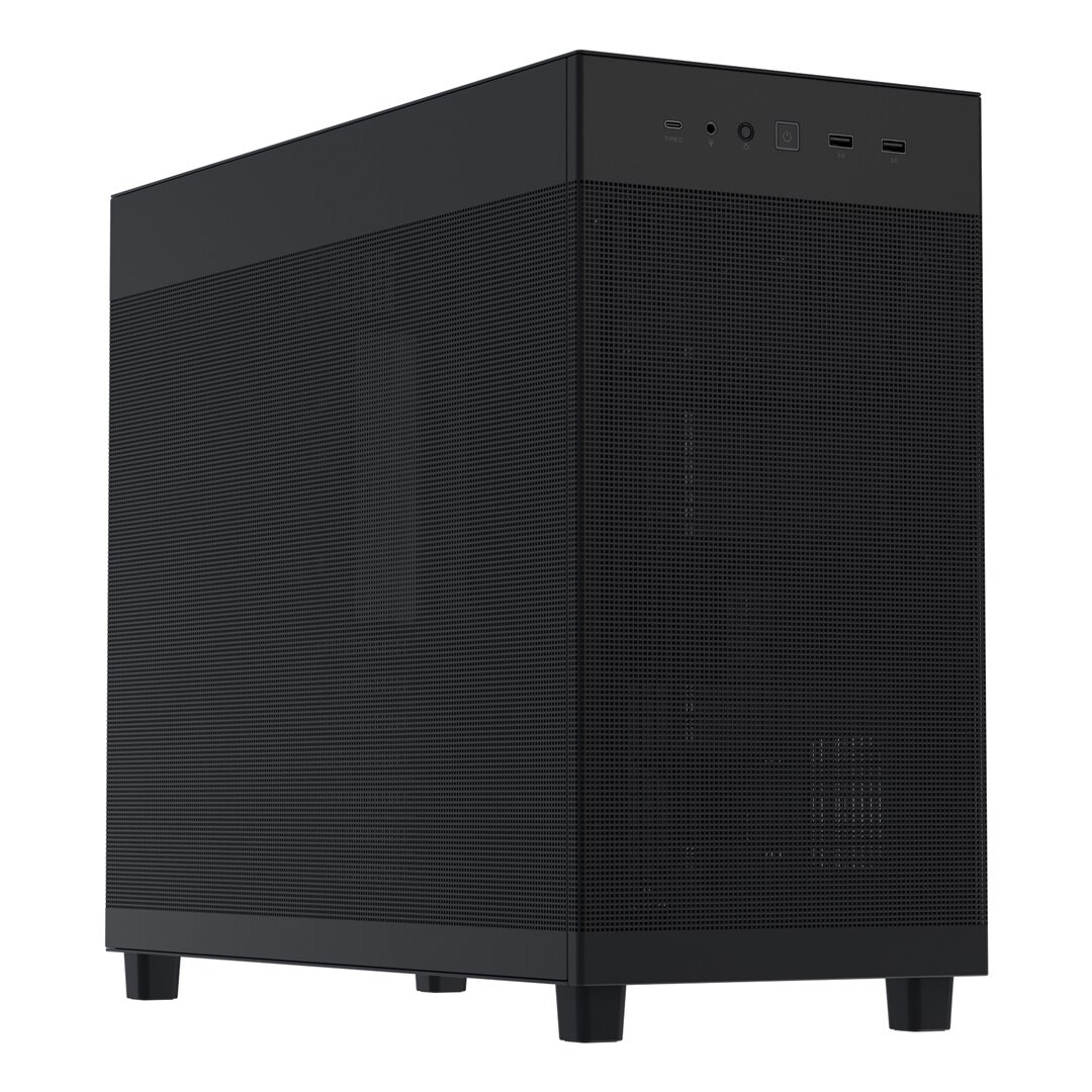 Datoru korpuss ASUS Prime AP303 Mesh Midi Tower Black (90DC00V0-B39000)