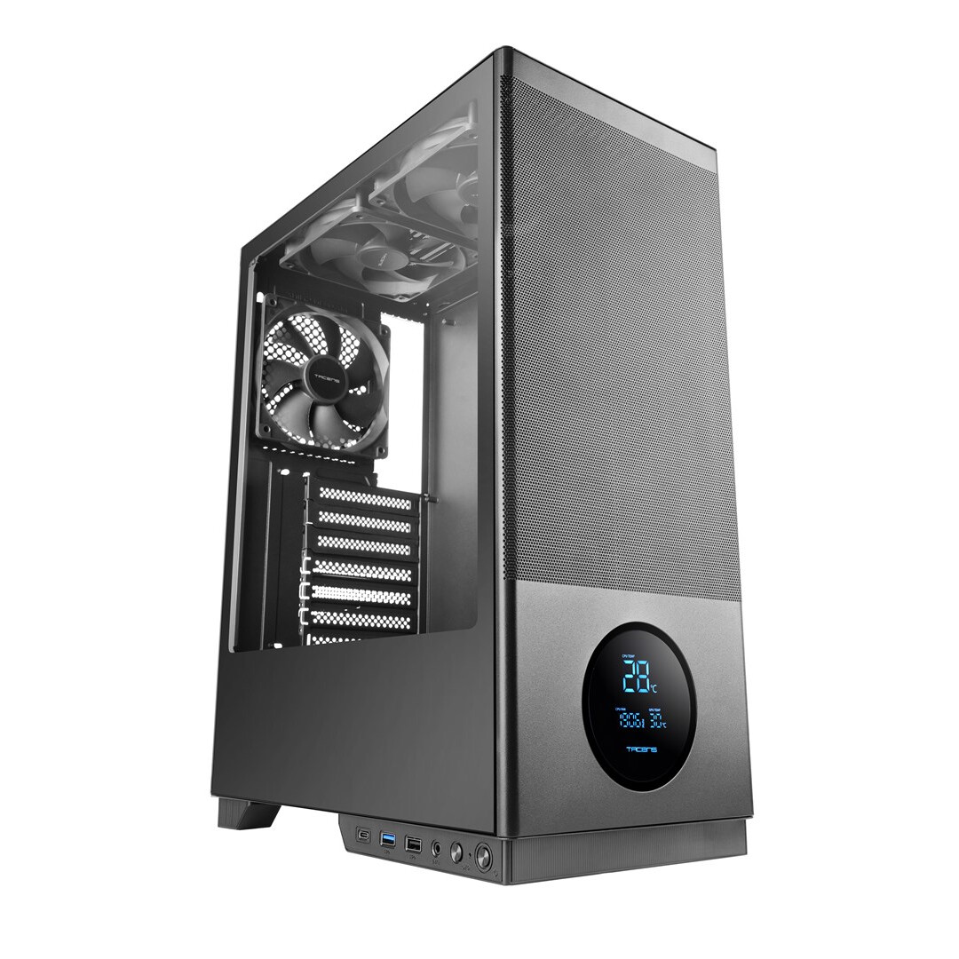 Datoru korpuss Tacens TAC-2SAGITTA20 Midi Tower Black