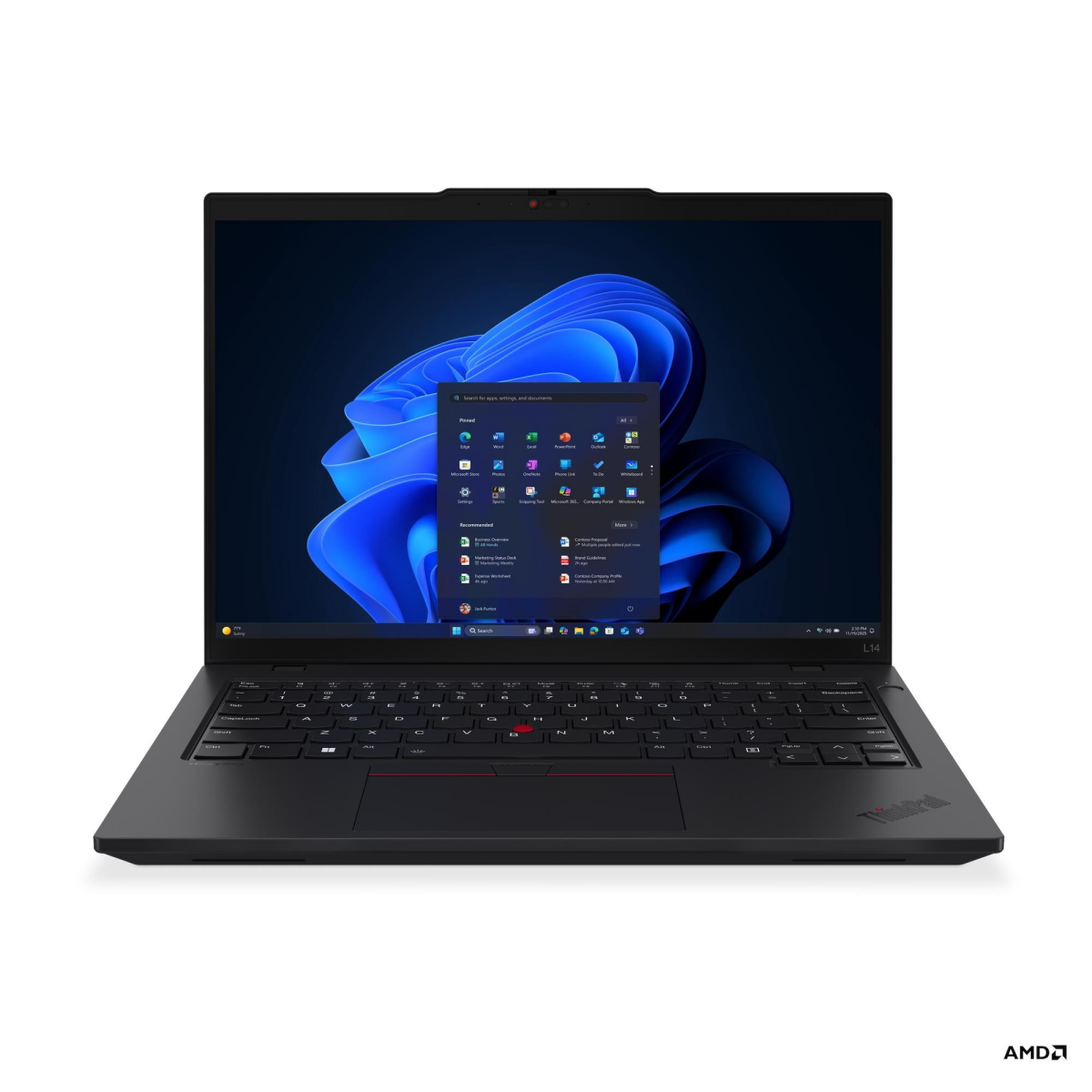 Portatīvais dators Lenovo ThinkPad L14 G6 AMD Ryzen AI 5 PRO 340 32/512GB BLACK (21SE0002MH) - foto 11