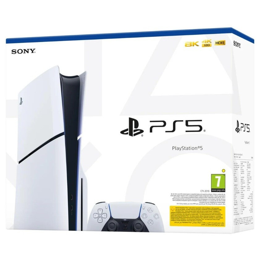 Spēļu konsole Sony PlayStation 5 Slim BluRay 1TB white - 711719020172 - foto 2